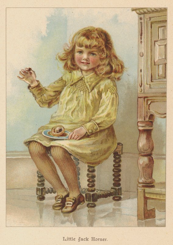 Little Jack Horner (chromolitho) av English School