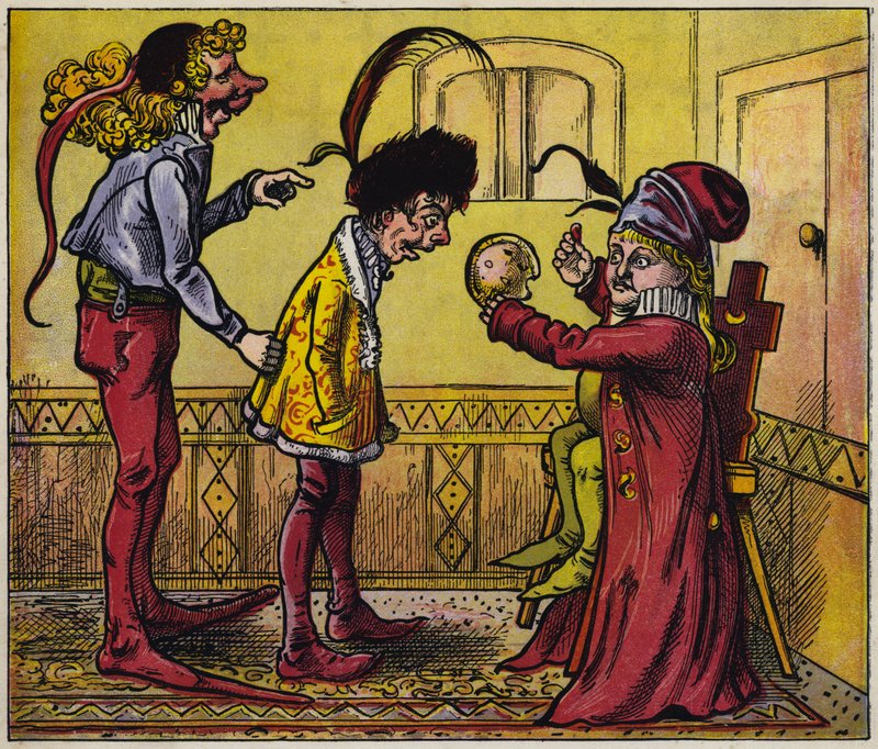 Little Jack Horner (färg litho) av English School