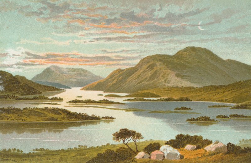 Loch Lomond från Mount Misery av English School