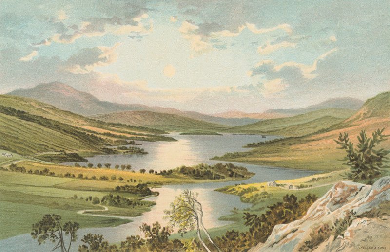Loch Tummel - Drottningens utsikt av English School