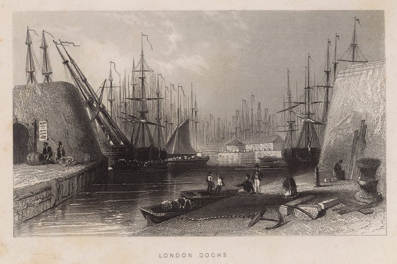 London Docks av English School