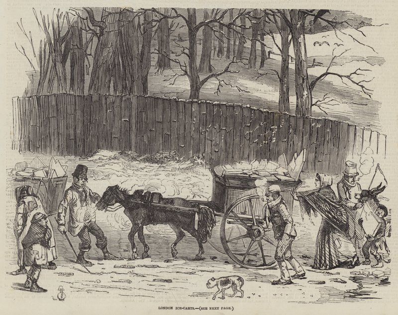 London Ice-Carts (gravyr) av English School