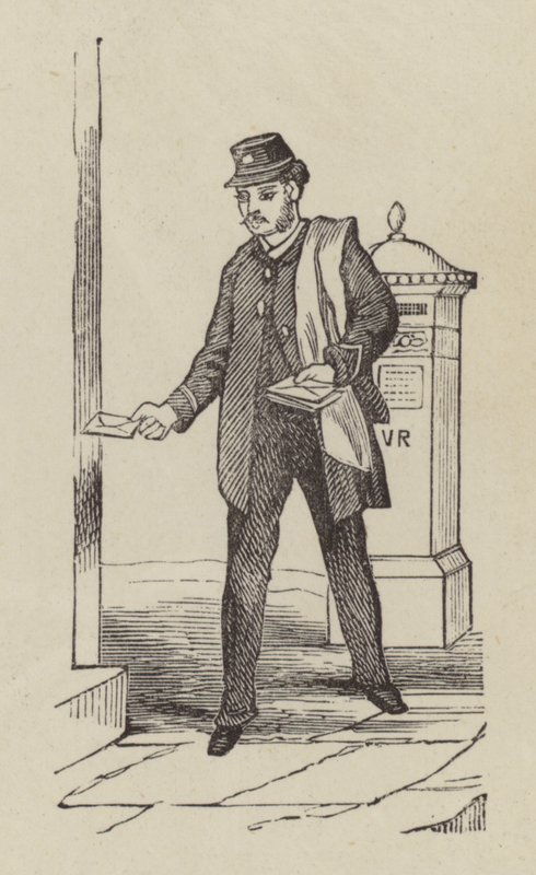 London Postman (gravyr) av English School