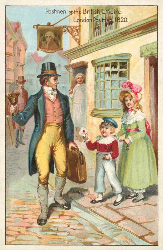 London brevbärare av English School