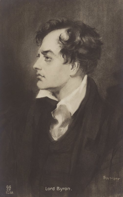 Lord Byron (1788-1824), engelsk poet av English School