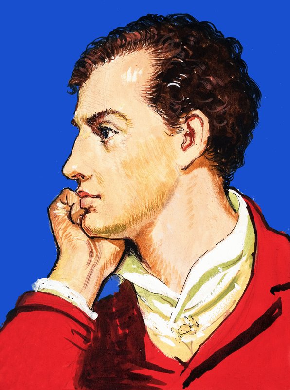 Lord Byron av English School