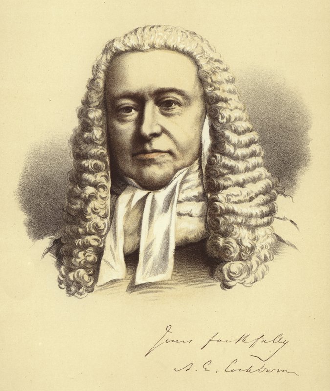 Lord Chief Justice Cockburn av English School