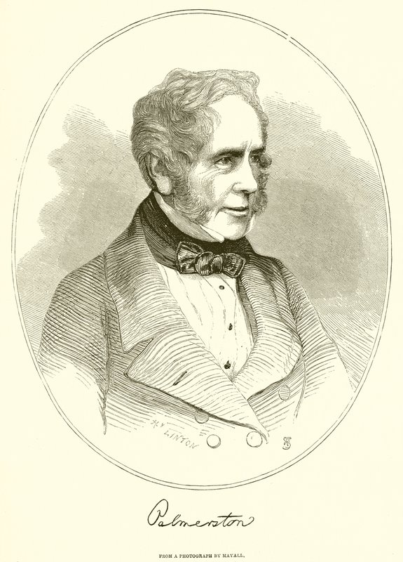 Lord Palmerston av English School