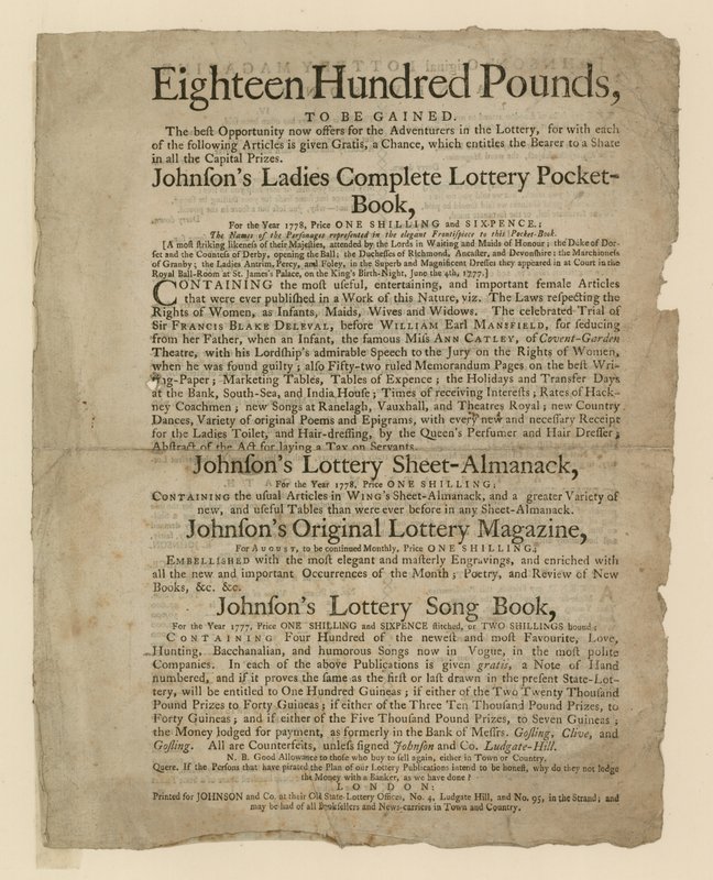 Lotteripublikationer av English School