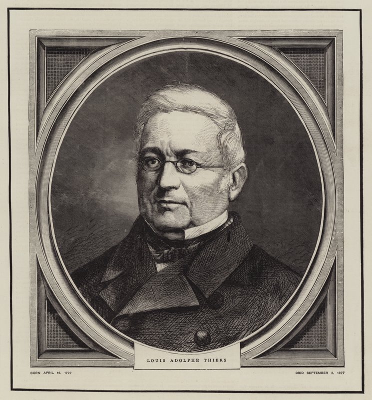 Louis Adolphe Thiers (gravyr) av English School
