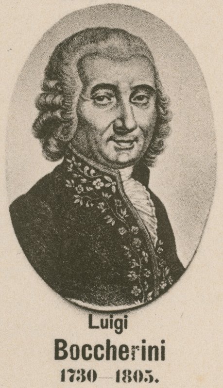 Luigi Boccherini (gravyr) av English School