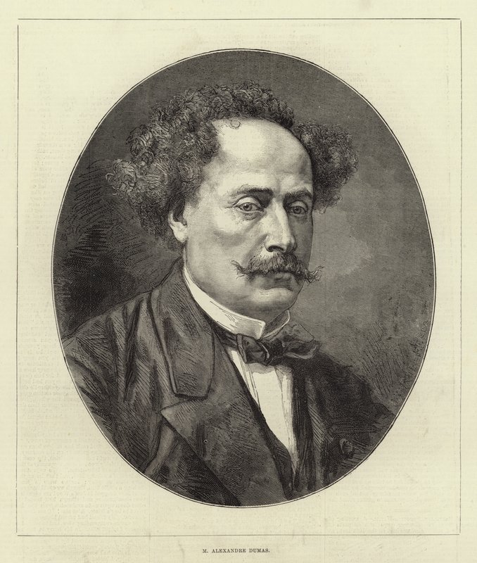 Herr Alexandre Dumas (gravyr) av English School