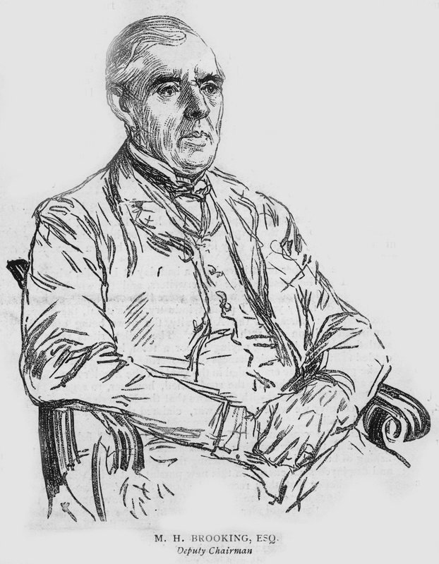 M H Brooking, vice ordförande i Lloyds av English School