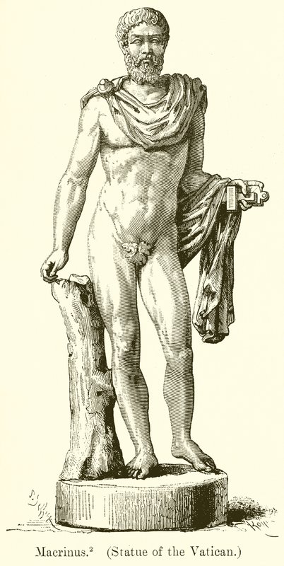 Macrinus. (Statyn av Vatikanen) av English School