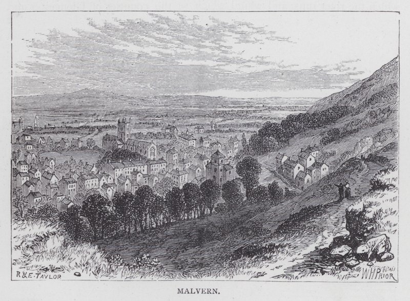 Malvern (gravyr) av English School