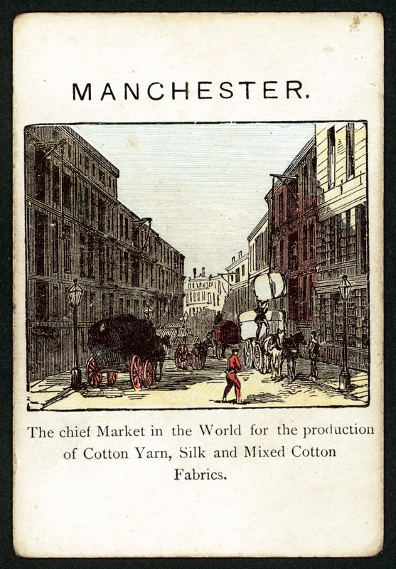 Manchester (färg litho) av English School