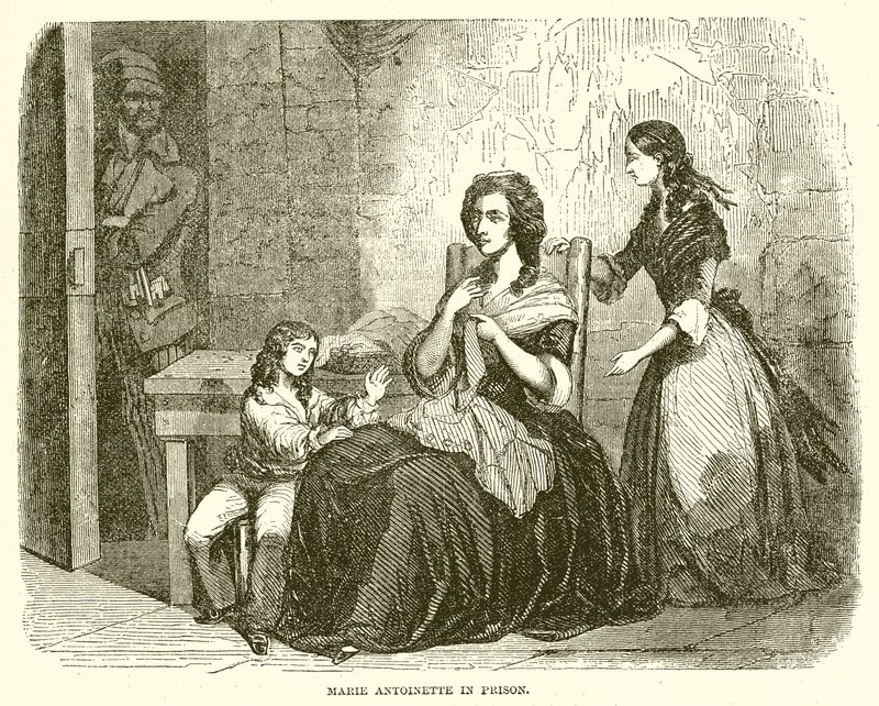 Marie Antoinette i fängelset av English School