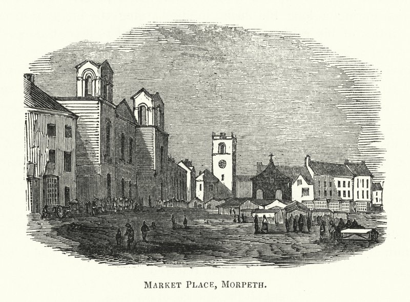 Market Place, Morpeth (gravyr) av English School