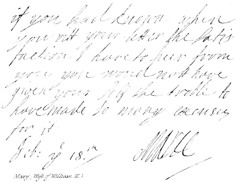 Mary, (hustru till William III) av English School