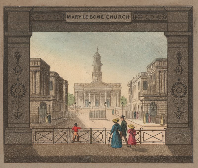 Marylebone kyrka av English School