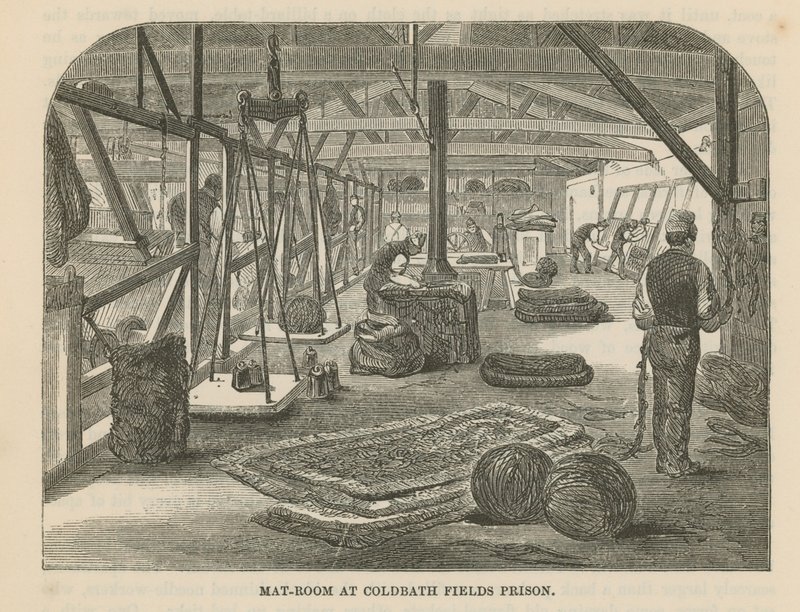 Matrum på Coldbath Fields Prison av English School