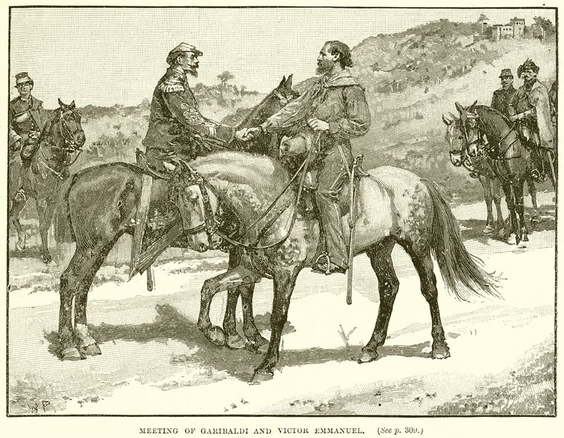 Möte mellan Garibaldi och Victor Emmanuel av English School