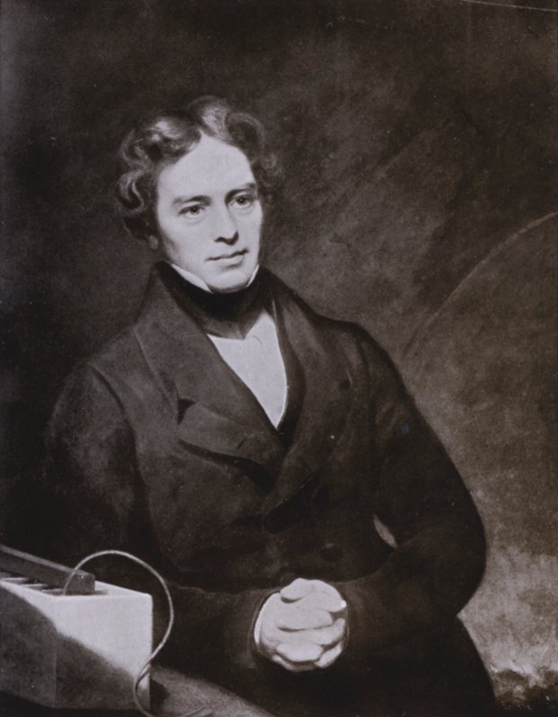 Michael Faraday (litho) av English School