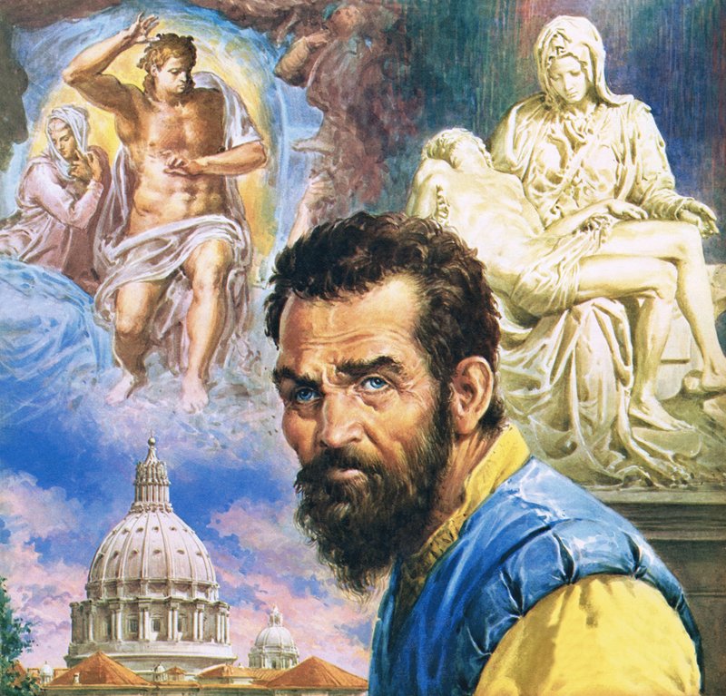 Michelangelo av English School