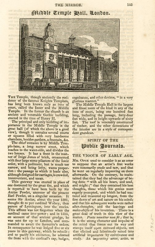 Middle Temple Hall av English School
