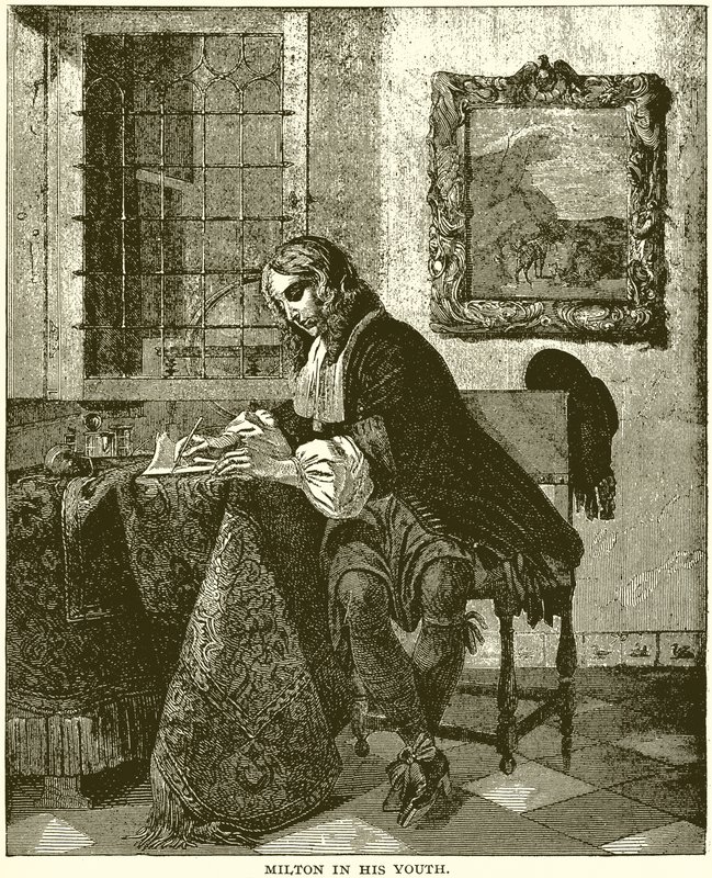 Milton i sin ungdom av English School