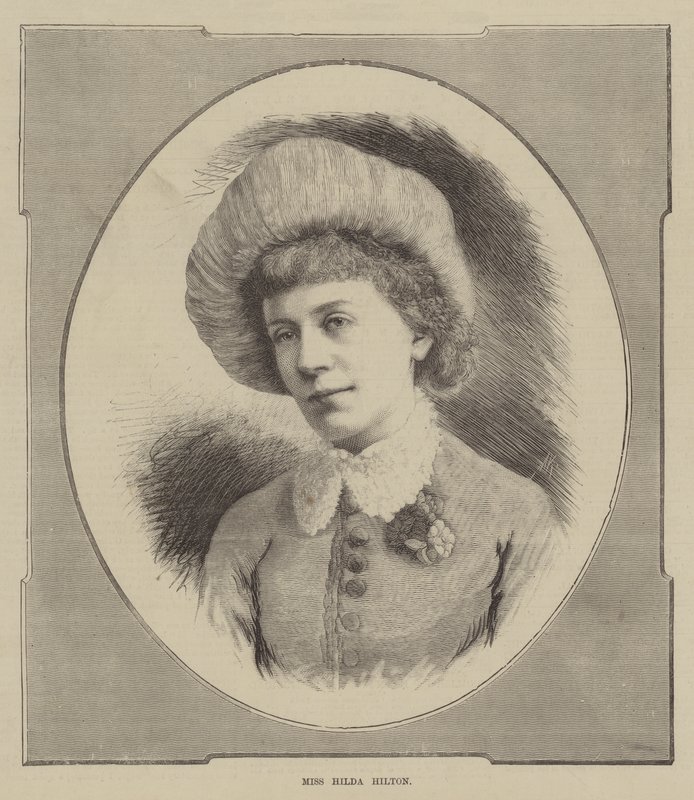 Miss Hilda Hilton (gravyr) av English School
