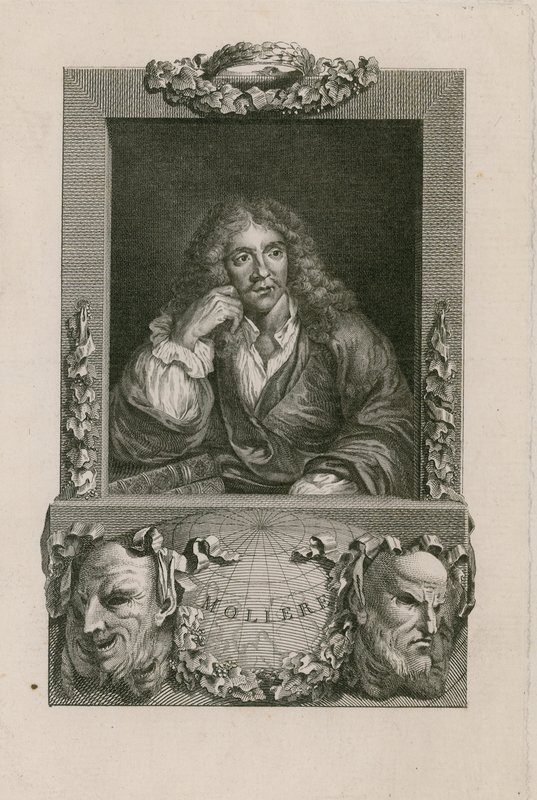 Moliere (Jean-Baptiste Poquelin) av English School