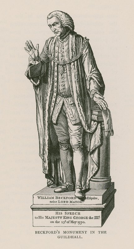Monument till William Beckford av English School