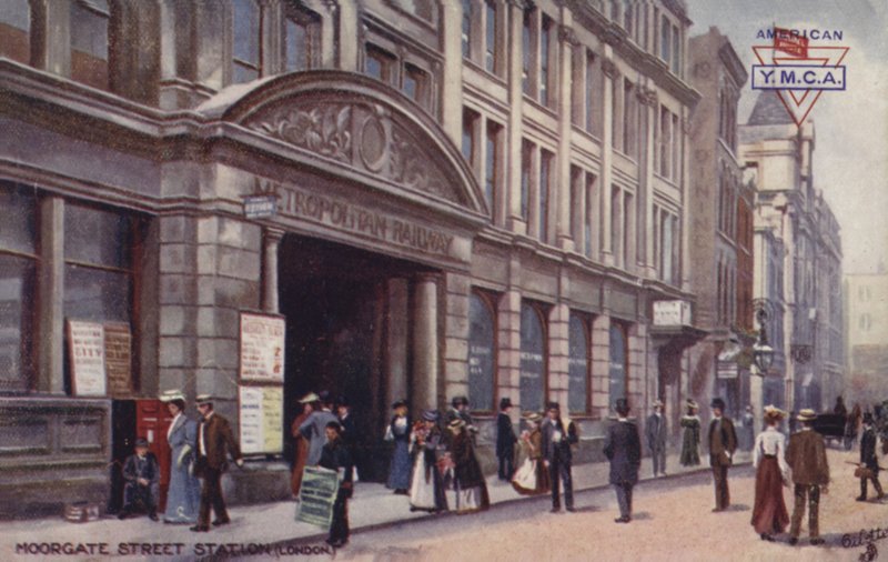 Moorgate Street Station, London av English School