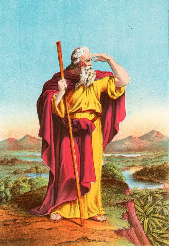 Moses tittar på det utlovade landet av English School