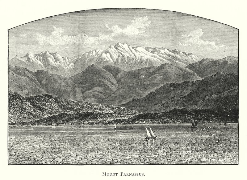 Mount Parnassus (gravyr) av English School