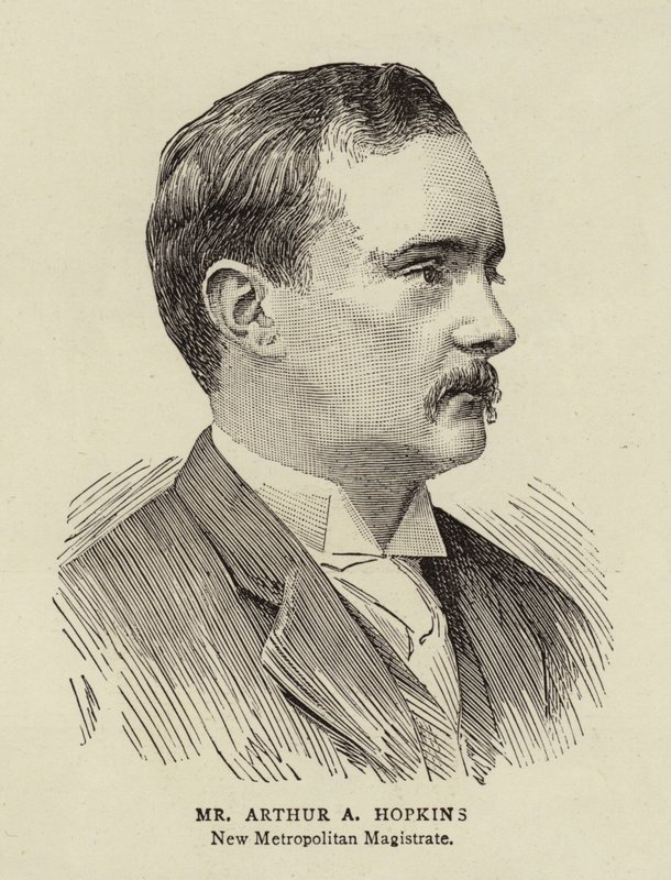 Herr Arthur A Hopkins (gravyr) av English School