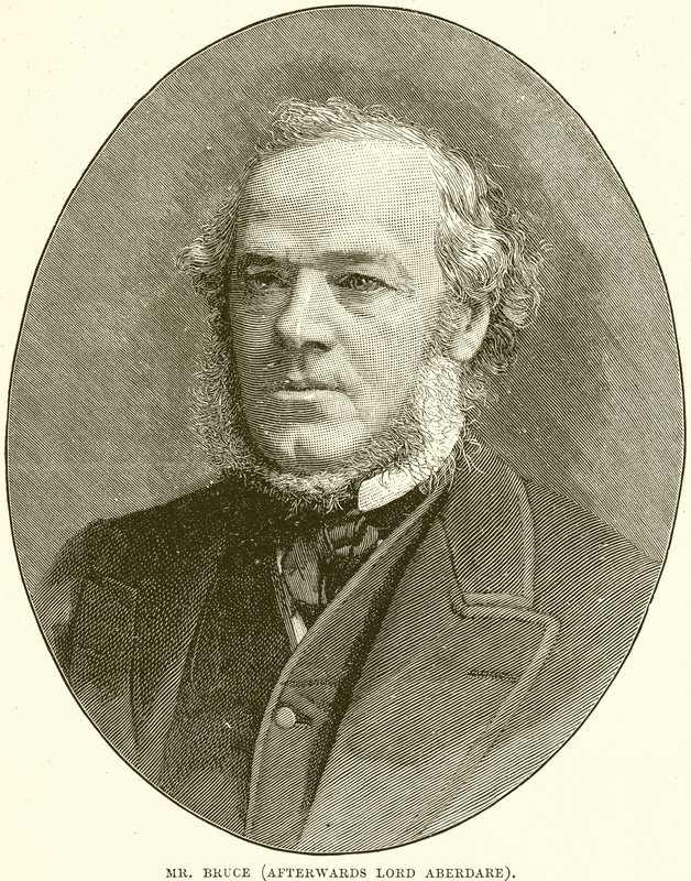 Mr. Bruce (efteråt Lord Aberdare) av English School