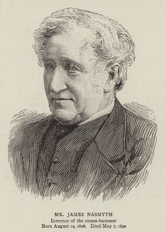 Mr James Nasmyth (gravyr) av English School