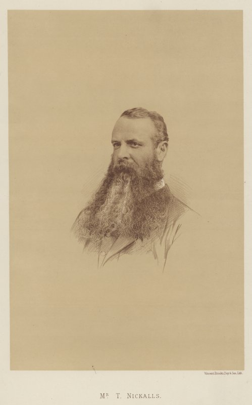 Herr T Nickalls (litho) av English School