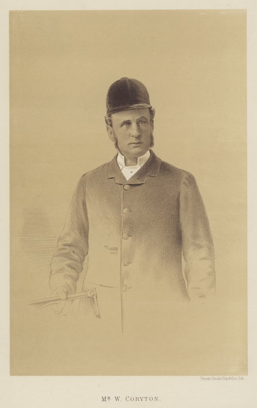 Herr W Coryton (litho) av English School