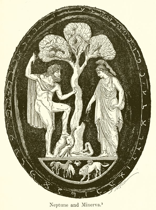 Neptunus och Minerva av English School