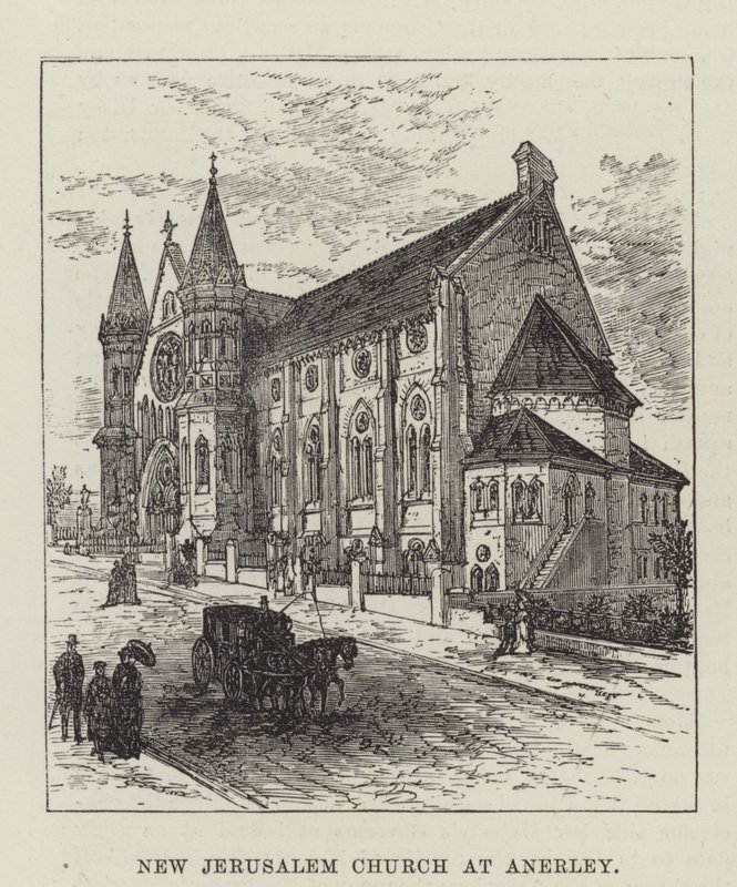 New Jerusalem Church at Anerley (gravyr) av English School