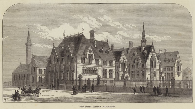 New Owens College, Manchester (gravyr) av English School