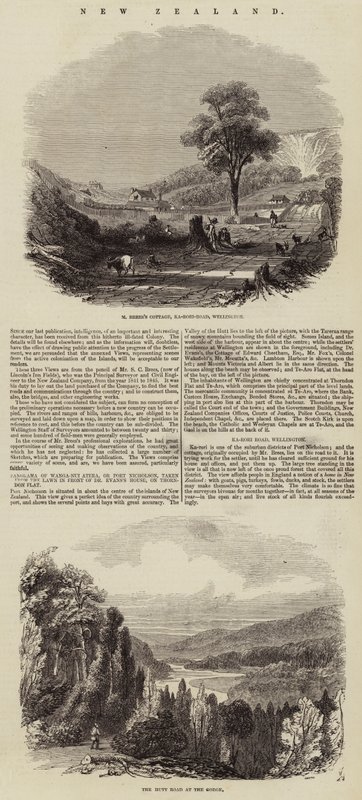 Nya Zeeland (gravyr) av English School
