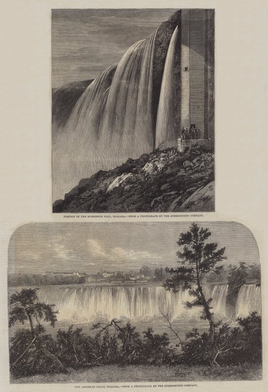 Niagarafallen (gravyr) av English School