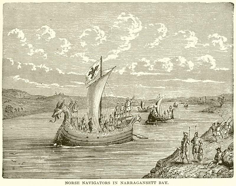 Norse Navigators i Narragansett Bay av English School