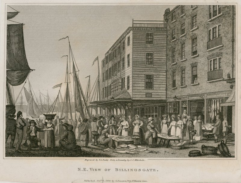 Nordostvy över Billingsgate av English School