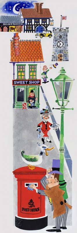 Nursery rim illustration av English School