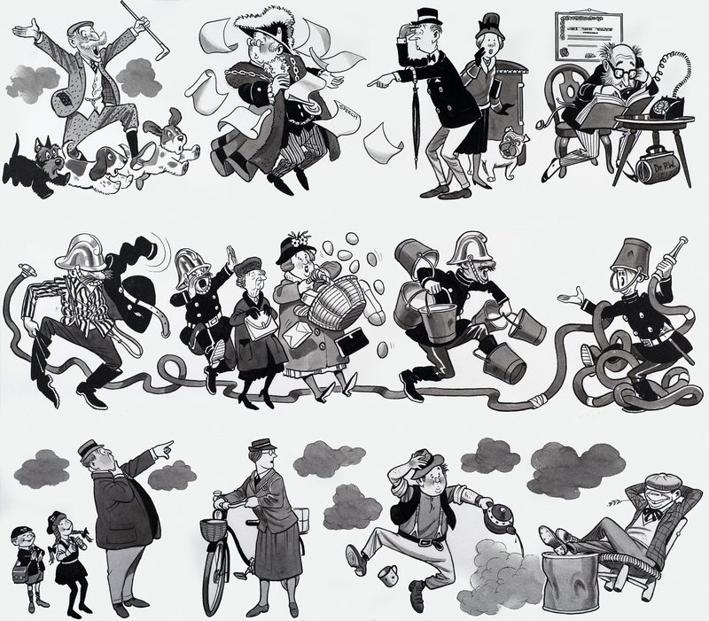 Nursery rim illustration av English School